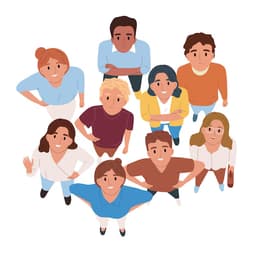 Illustration of happy people
